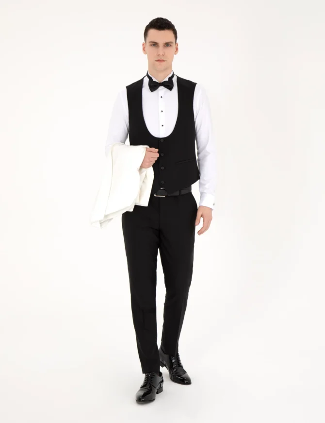 WHITE GROOM TUXEDO - Image 2