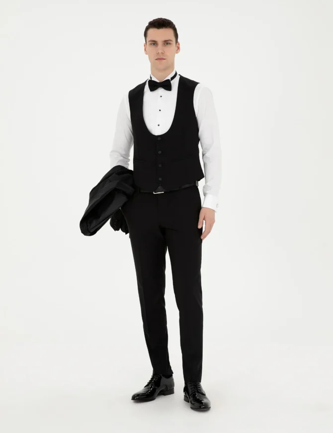 BLACK GROOM TUXEDO - Image 3