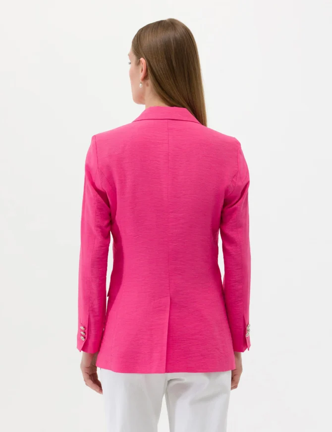 WOMAN PINK DOUBLE BREASTED JACKET - Image 5
