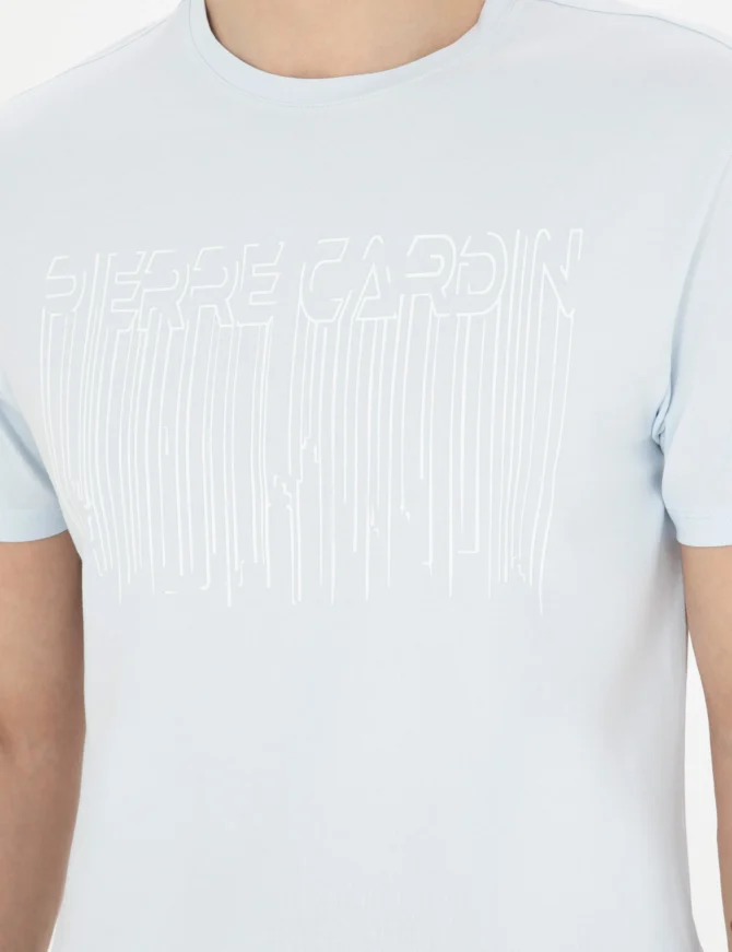 BLUE PRINTED T-SHIRT - Image 3