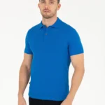 GREEN BASIC T-SHIRT - Blue