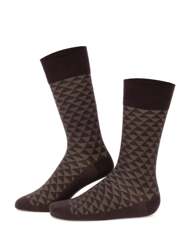 MEN'S BROWN ANKLE SOCKS