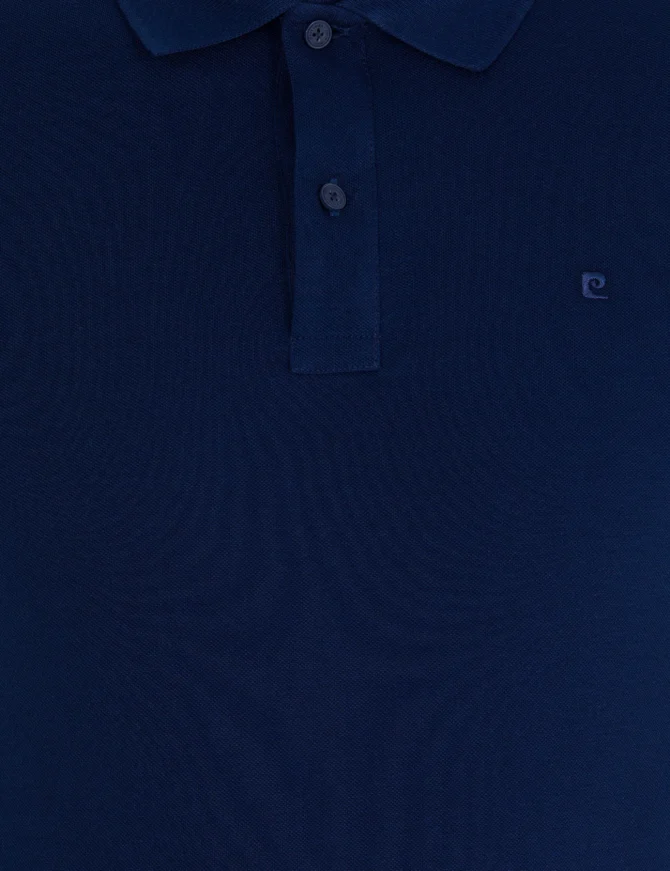 NAVY BLUE BASIC T-SHIRT - Image 6