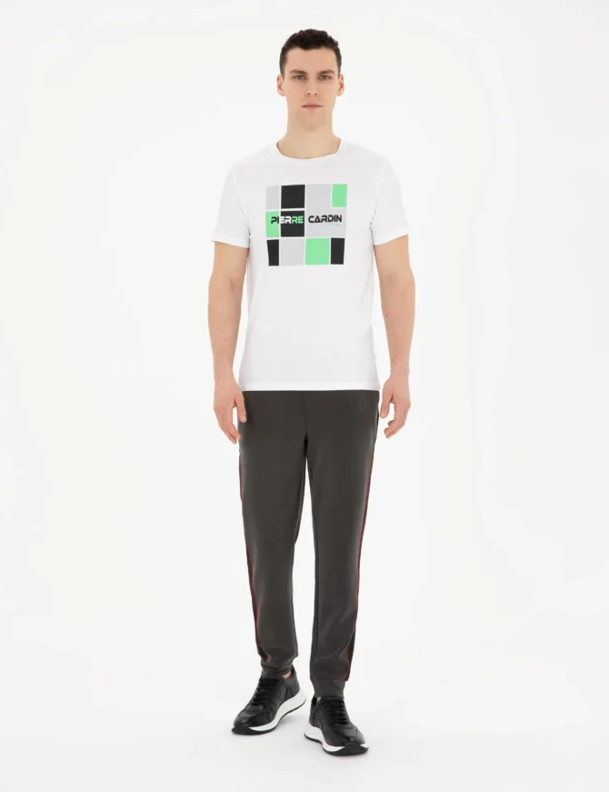 WHITE PRINTED T-SHIRT - Image 3