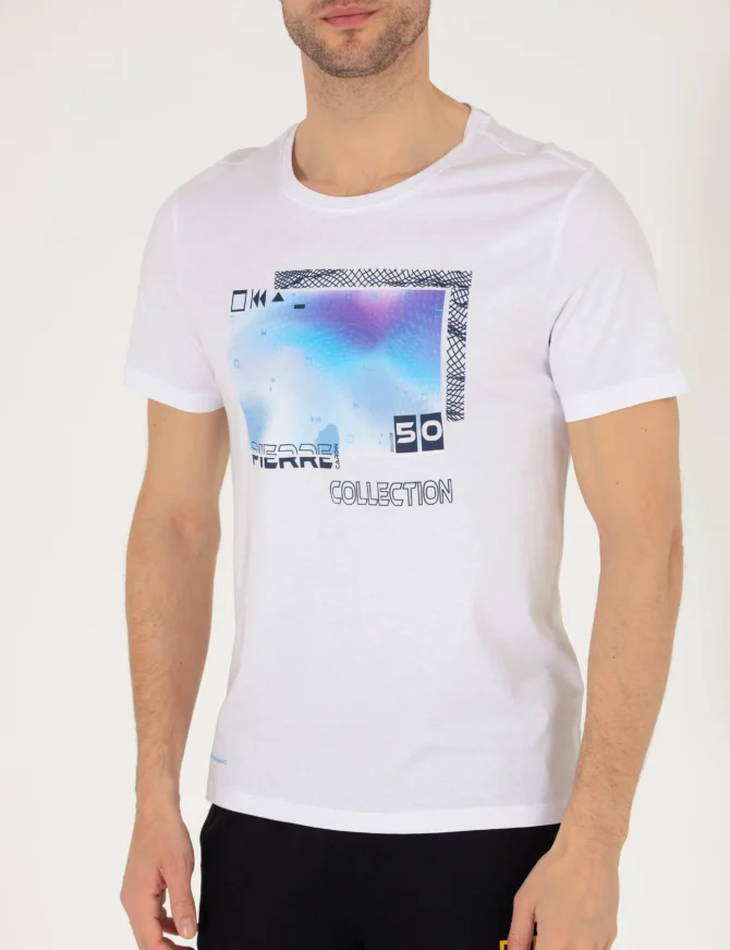 WHITE PRINTED T-SHIRT - Image 6