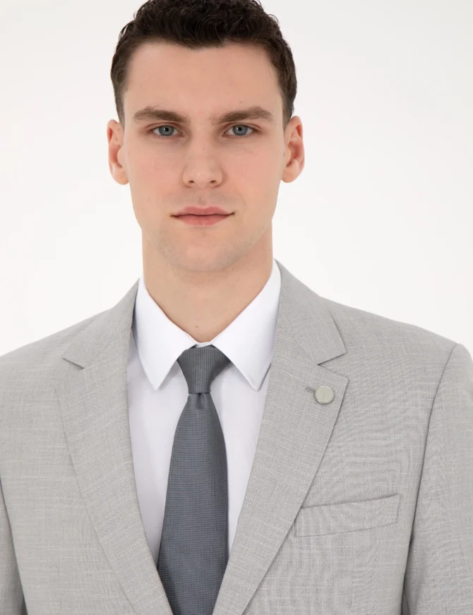 LIGHT GREY WOOL SUIT - Image 5