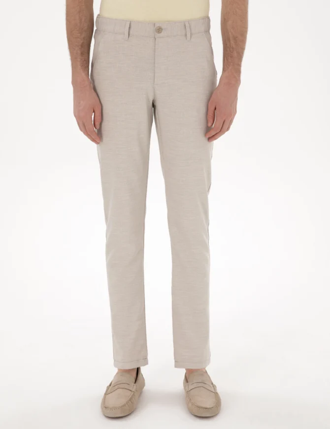 BEIGE SPORT TROUSERS - Image 4