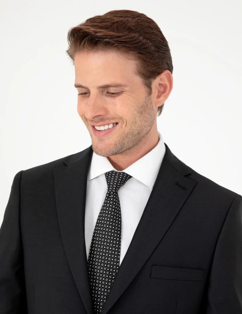 BLACK BASIC SUIT thumbnail 2