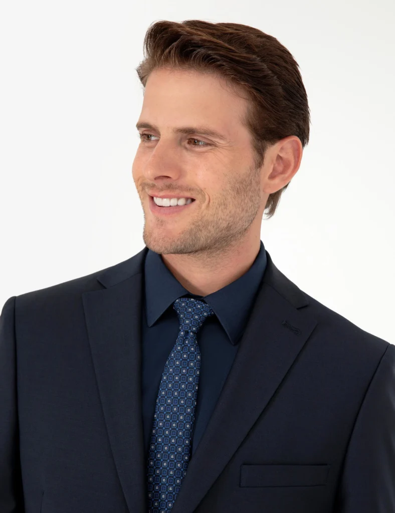 NAVY BLUE BASIC SUIT thumbnail 2