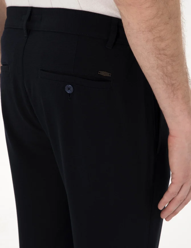 NAVY JOGGER TROUSERS - Image 7