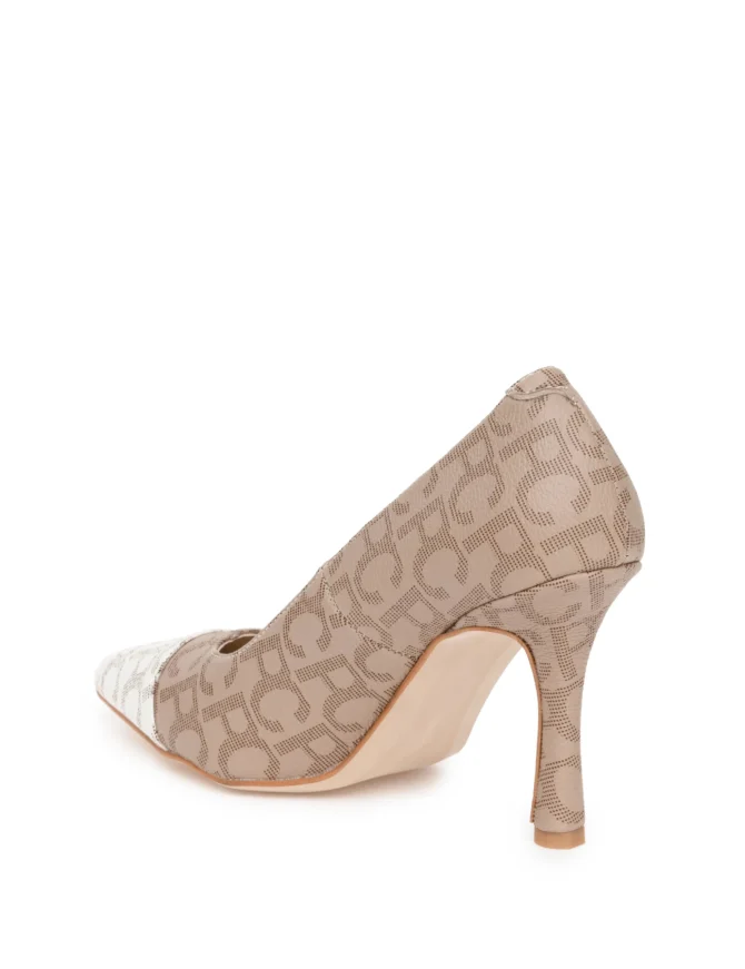BEIGE HIGH HEEL SHOES - Image 6
