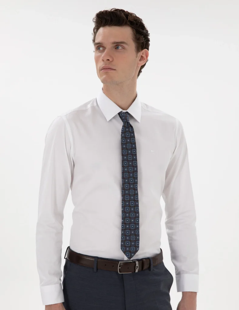 WHITE LONGSLEEVE CLASSIC SHIRT thumbnail 2