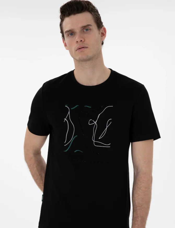 BLACK T-SHIRT - Image 2