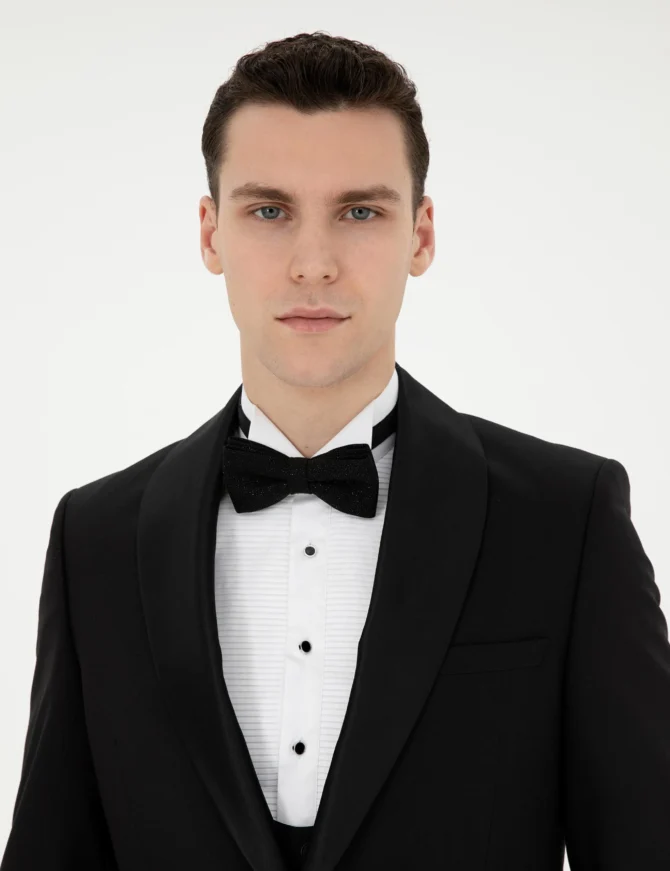 BLACK GROOM TUXEDO - Image 4
