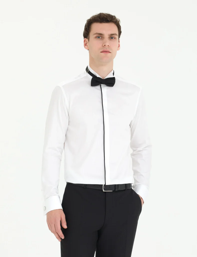 WHITE TUXEDO SHIRT thumbnail 3