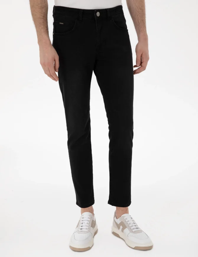 BLACK DENIM JEANS - Image 4