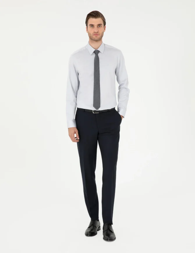 GRAY LONGSLEEVE CLASSIC SHIRT - Image 4