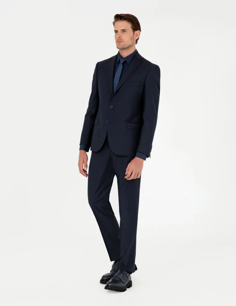 NAVY BLUE BASIC SUIT thumbnail 4