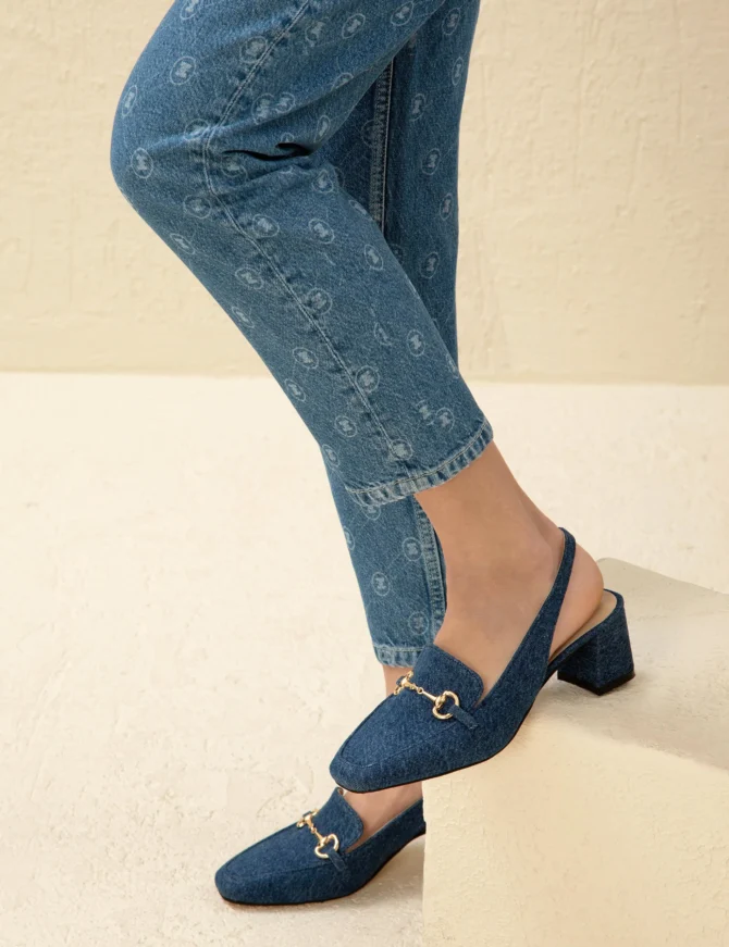 DENIM HIGH HEELS - Image 2