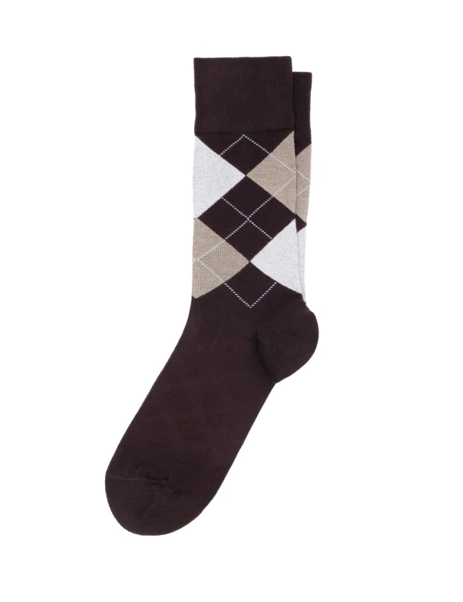 MEN'S BROWN ANKLE SOCKS - Image 2
