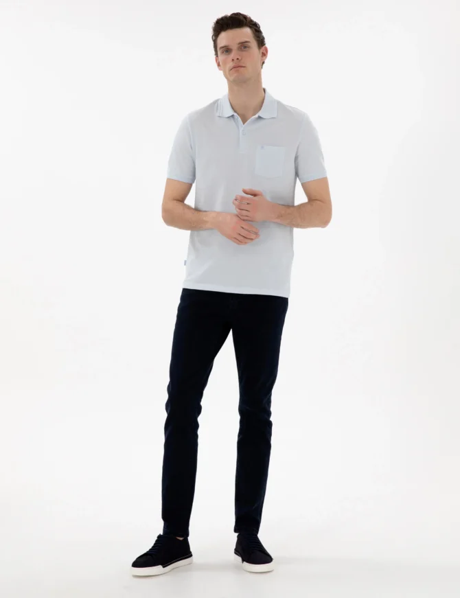 NAVY BLUE DENIM JEANS - Image 2