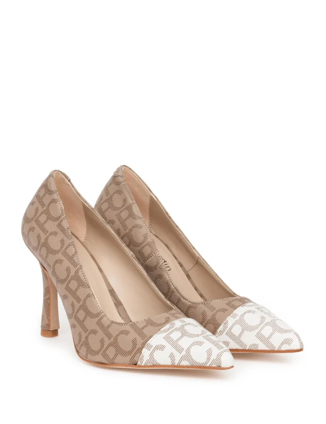 BEIGE HIGH HEEL SHOES - Image 3