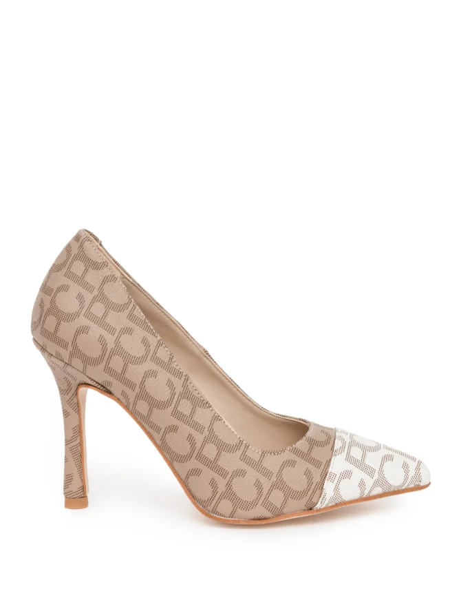 BEIGE HIGH HEEL SHOES - Image 4