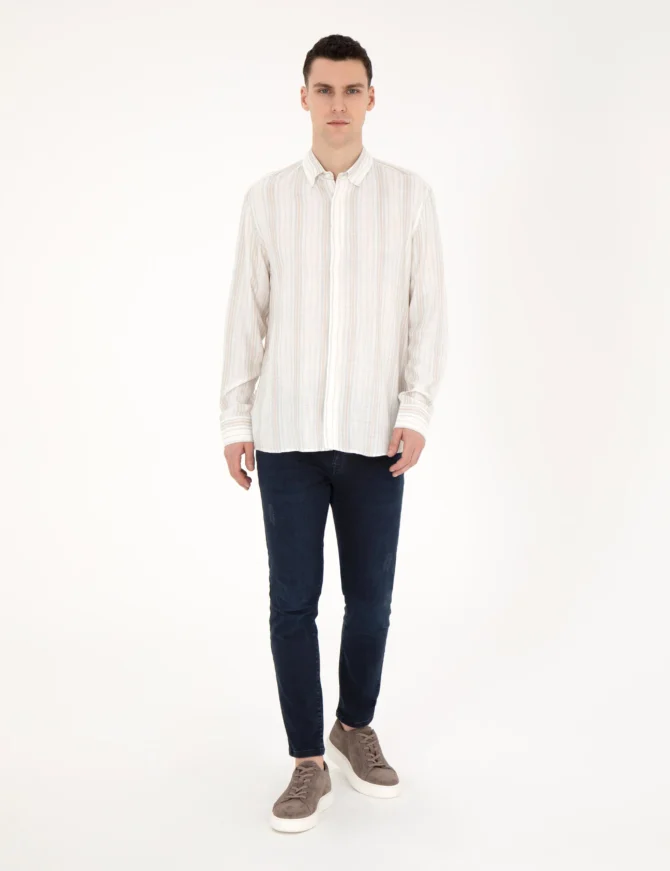 GREEN LINEN SHIRT - Image 4