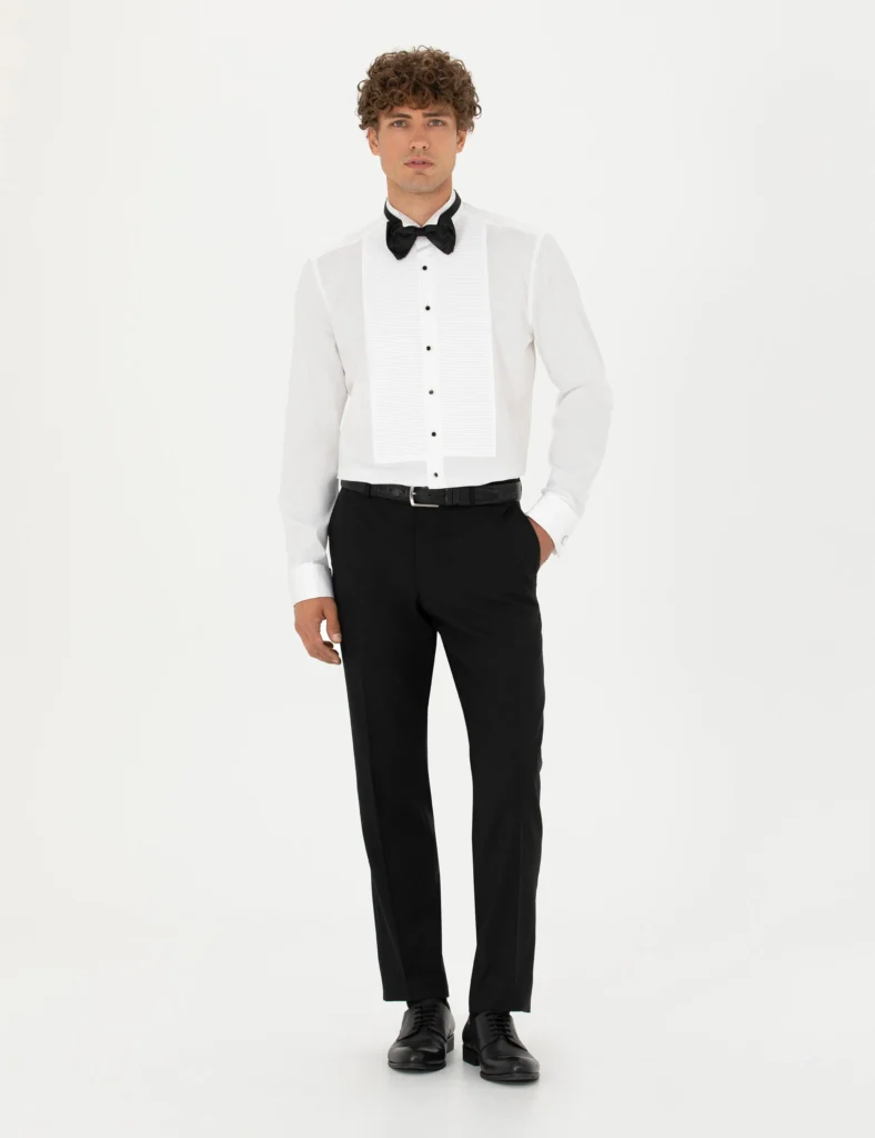 WHITE TUXEDO SHIRT thumbnail 4