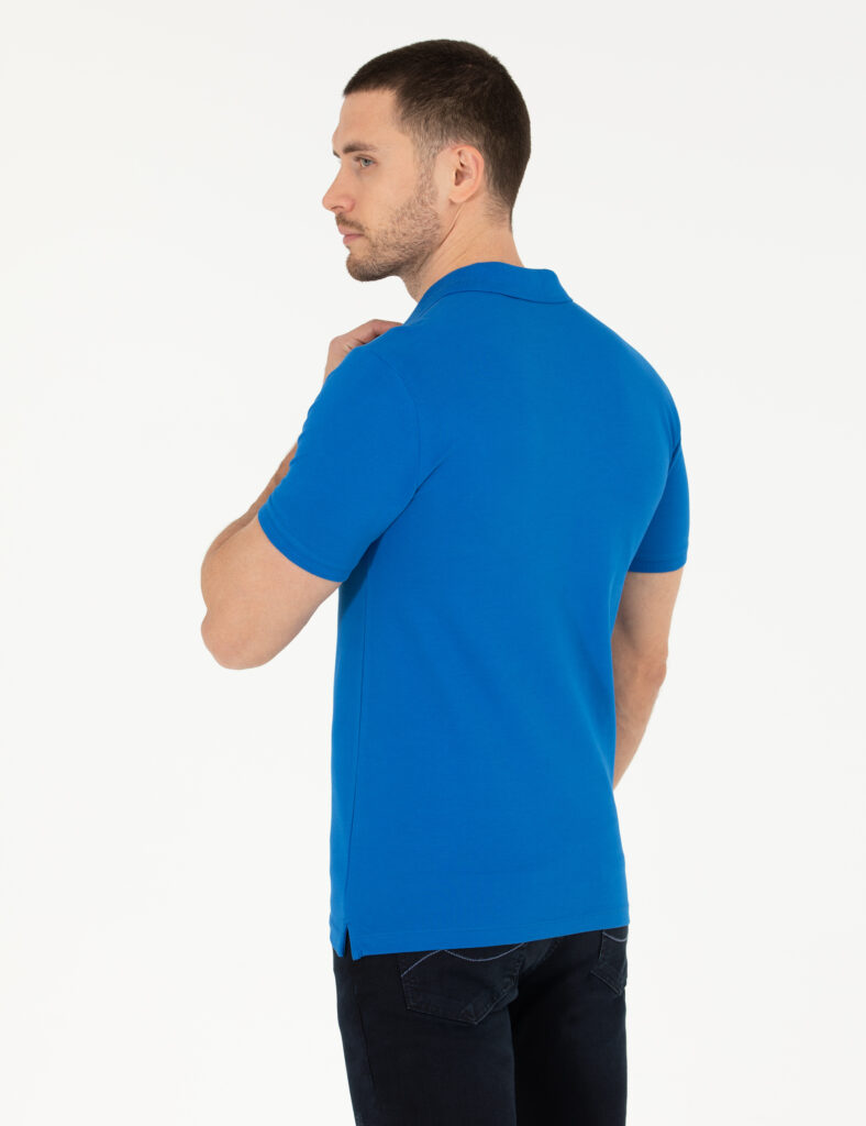 BLUE BASIC T-SHIRT thumbnail 3