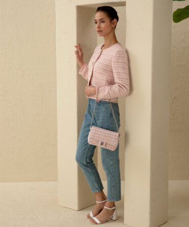 WOMAN PINK SHOULDER BAG