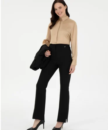 WOMAN BLACK TROUSERS