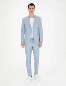BEIGE SUIT - Light Blue
