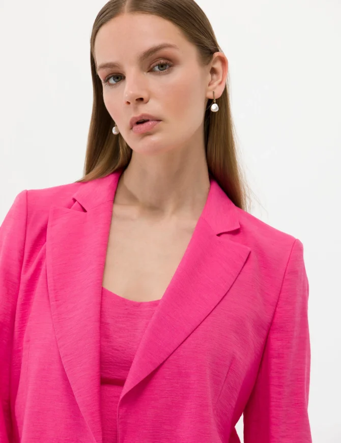 WOMAN PINK DOUBLE BREASTED JACKET - Image 3