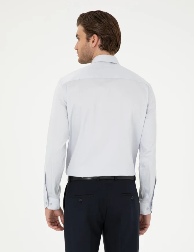 GRAY LONGSLEEVE CLASSIC SHIRT - Image 5