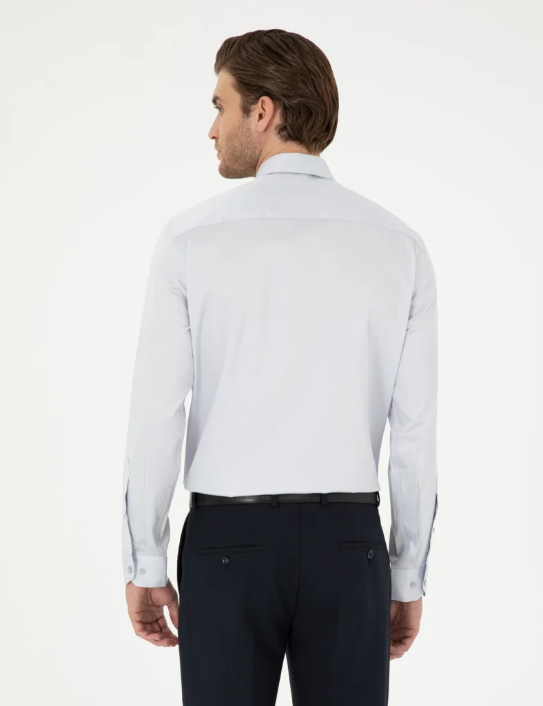 GRAY LONGSLEEVE CLASSIC SHIRT thumbnail 5