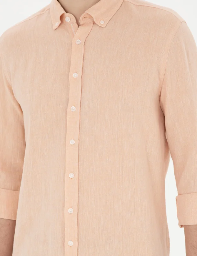 PINK LINEN SHIRT - Image 6