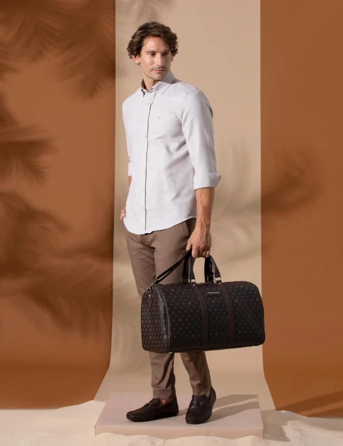 BROWN TRAVEL BAG - Image 3