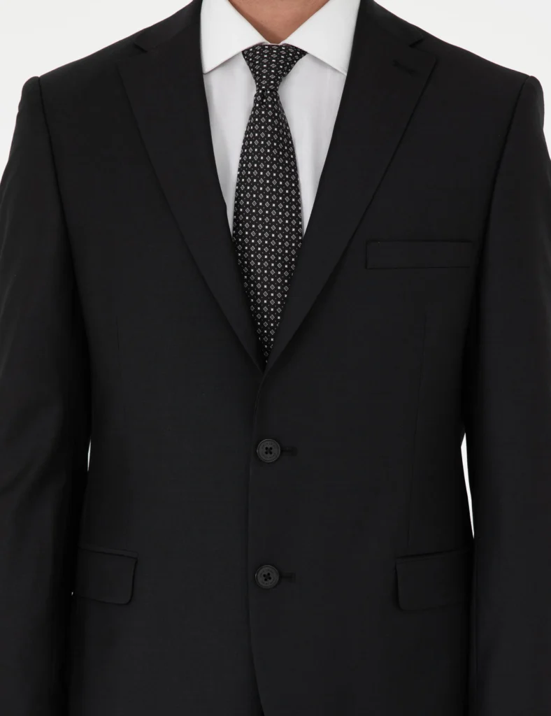 BLACK BASIC SUIT thumbnail 6