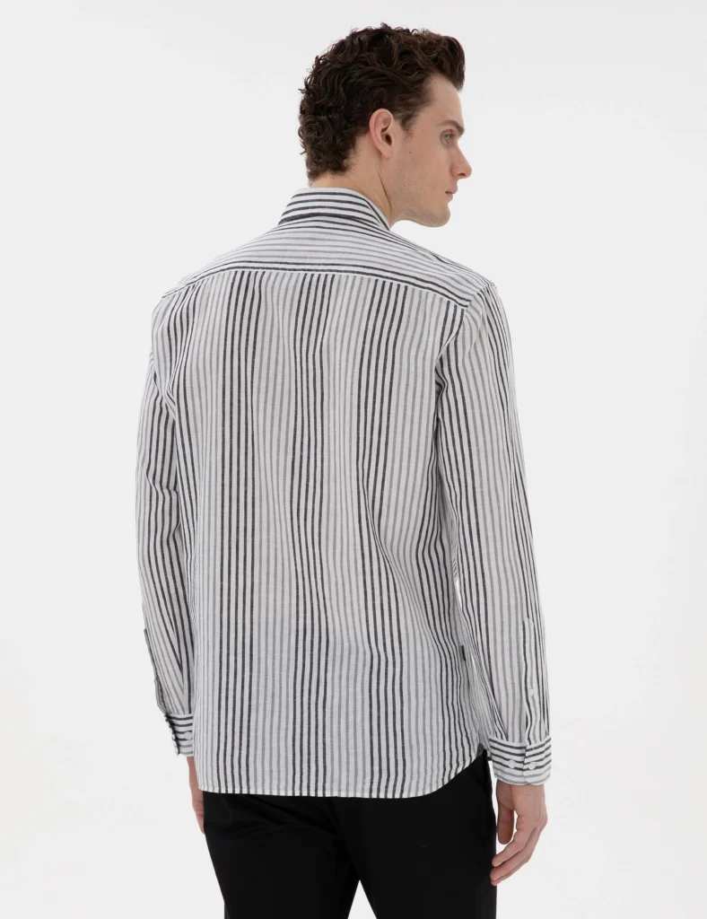 BLACK STRIPED SHIRT thumbnail 5