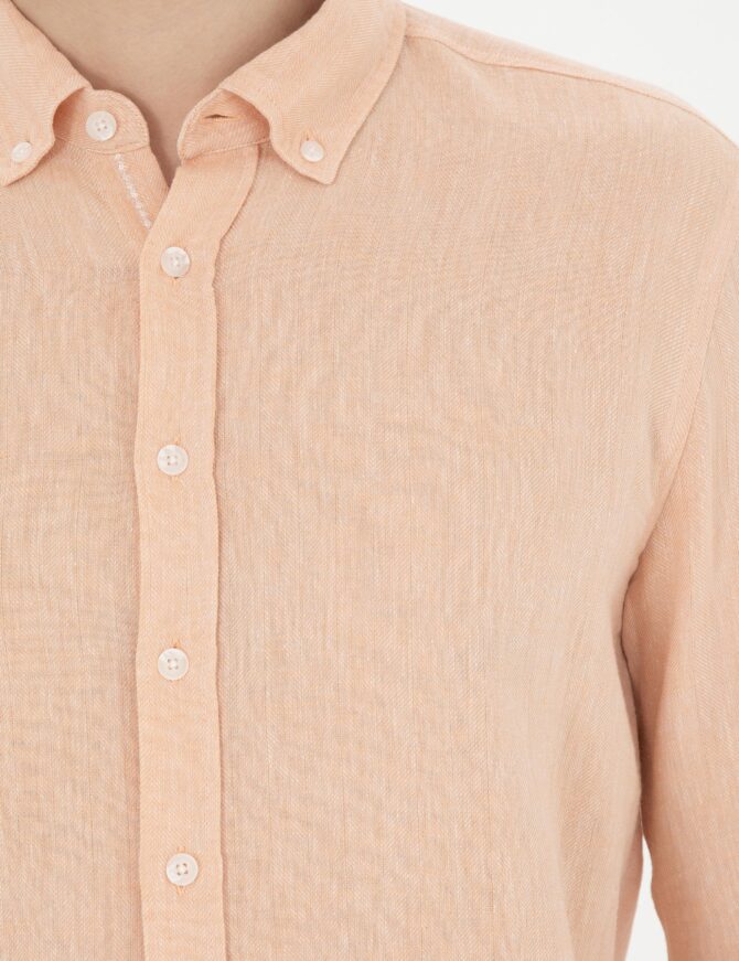 PINK LINEN SHIRT - Image 7