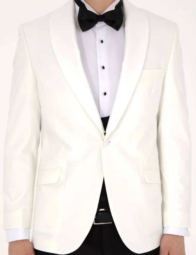 WHITE GROOM TUXEDO - Image 6