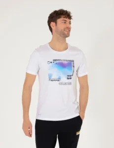 WHITE PRINTED T-SHIRT - White