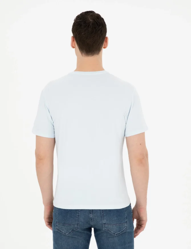 BLUE PRINTED T-SHIRT - Image 8
