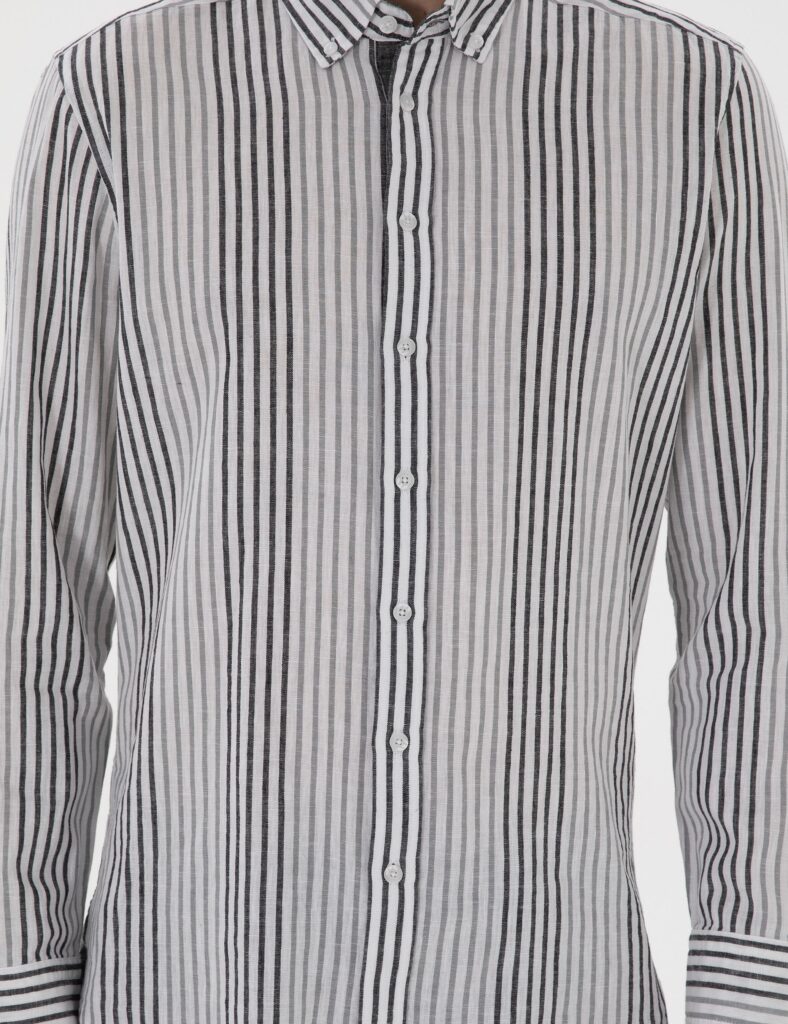 BLACK STRIPED SHIRT thumbnail 6