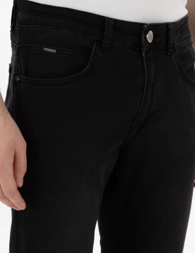 BLACK DENIM JEANS - Image 5