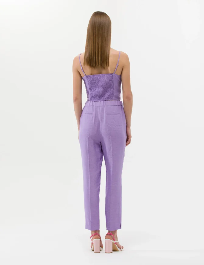 WOMAN PURPLE TROUSERS - Image 5