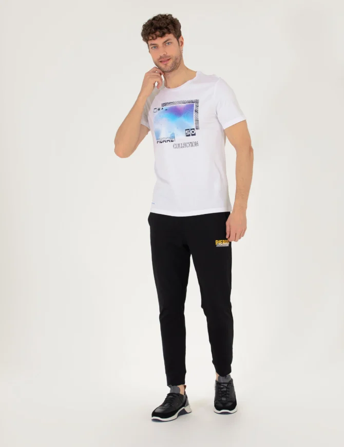 WHITE PRINTED T-SHIRT - Image 3