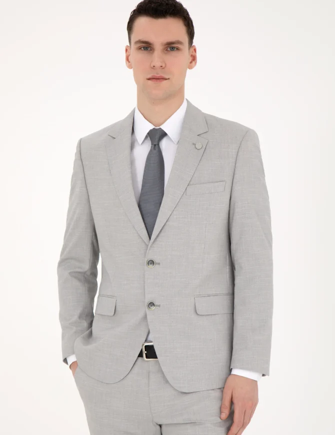 LIGHT GREY WOOL SUIT - Image 2