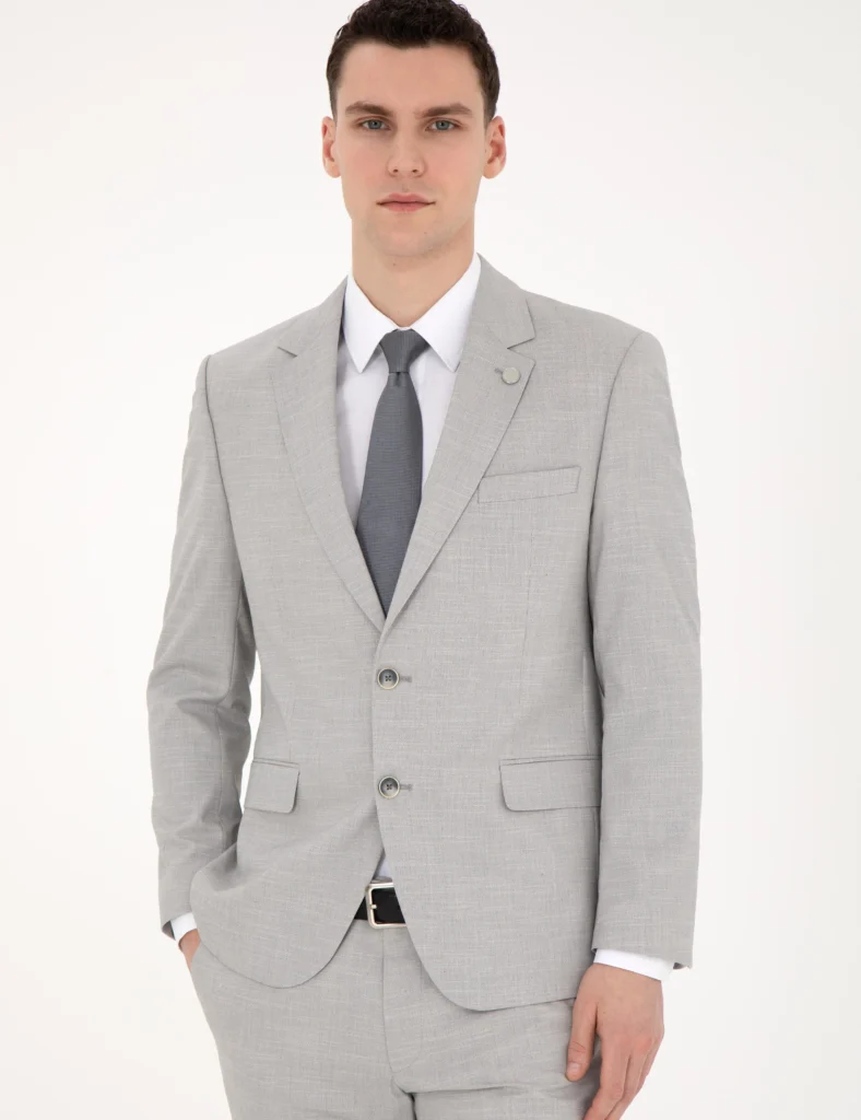LIGHT GREY WOOL SUIT thumbnail 2